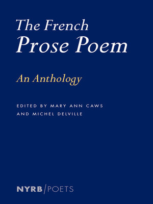 cover image of The French Prose Poem